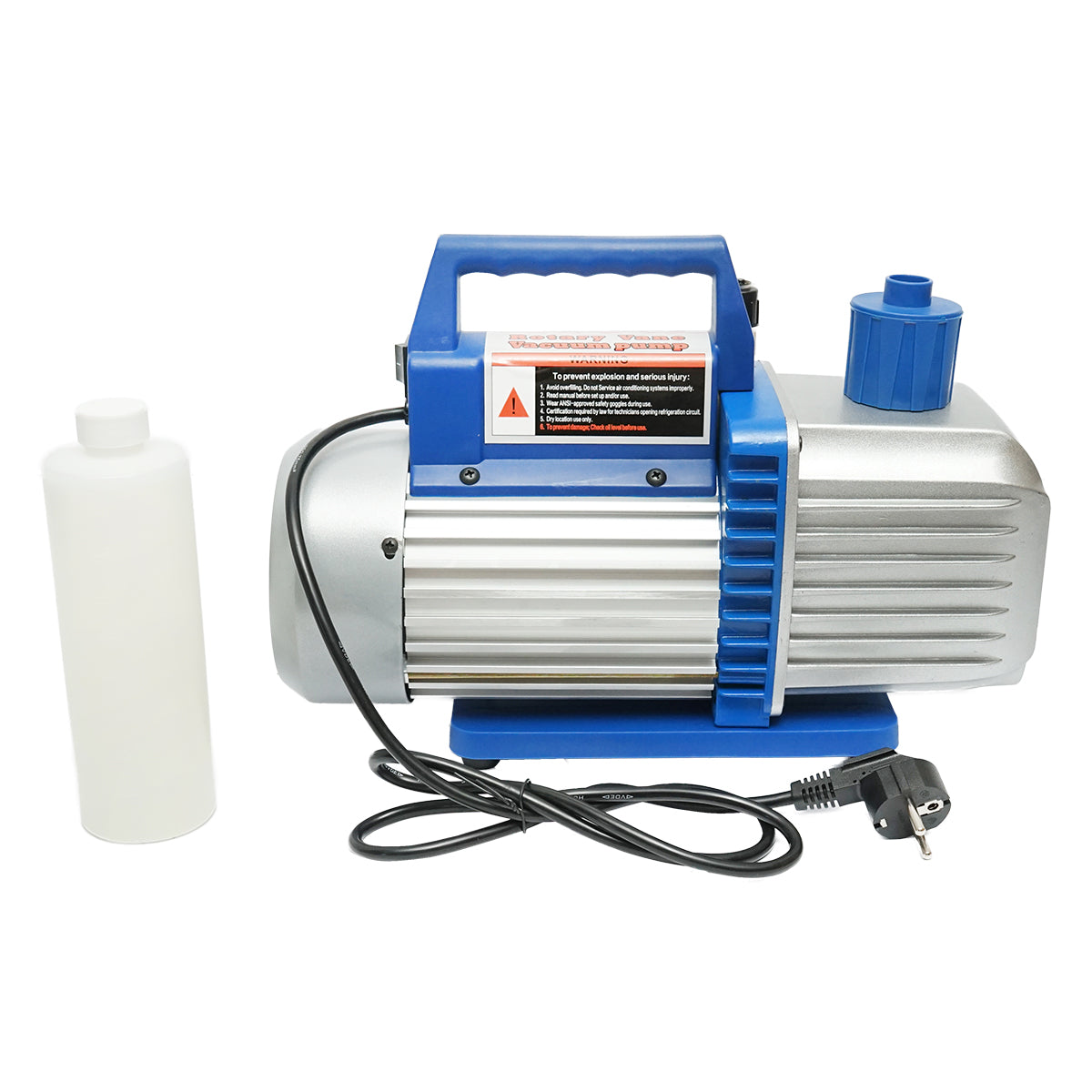 Vacuum pump, 220V, 3/4 HP for refrigeration installations 170l/min